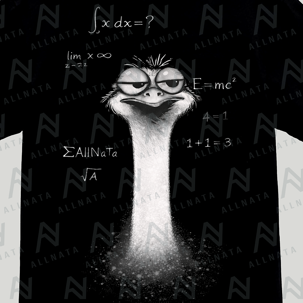全てを理解したダチョウTシャツ（オリジナルカード付）
