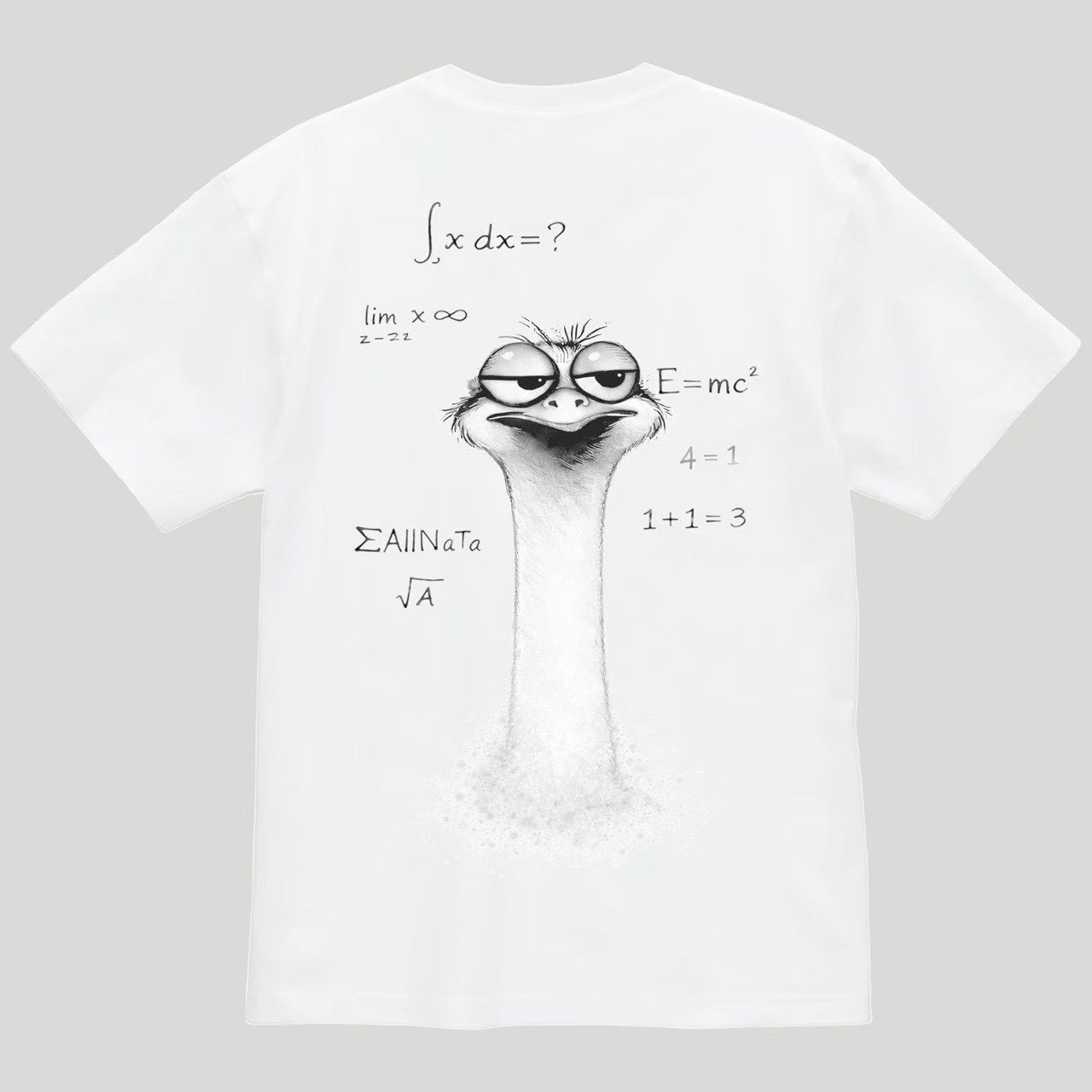 全てを理解したダチョウTシャツ（オリジナルカード付）